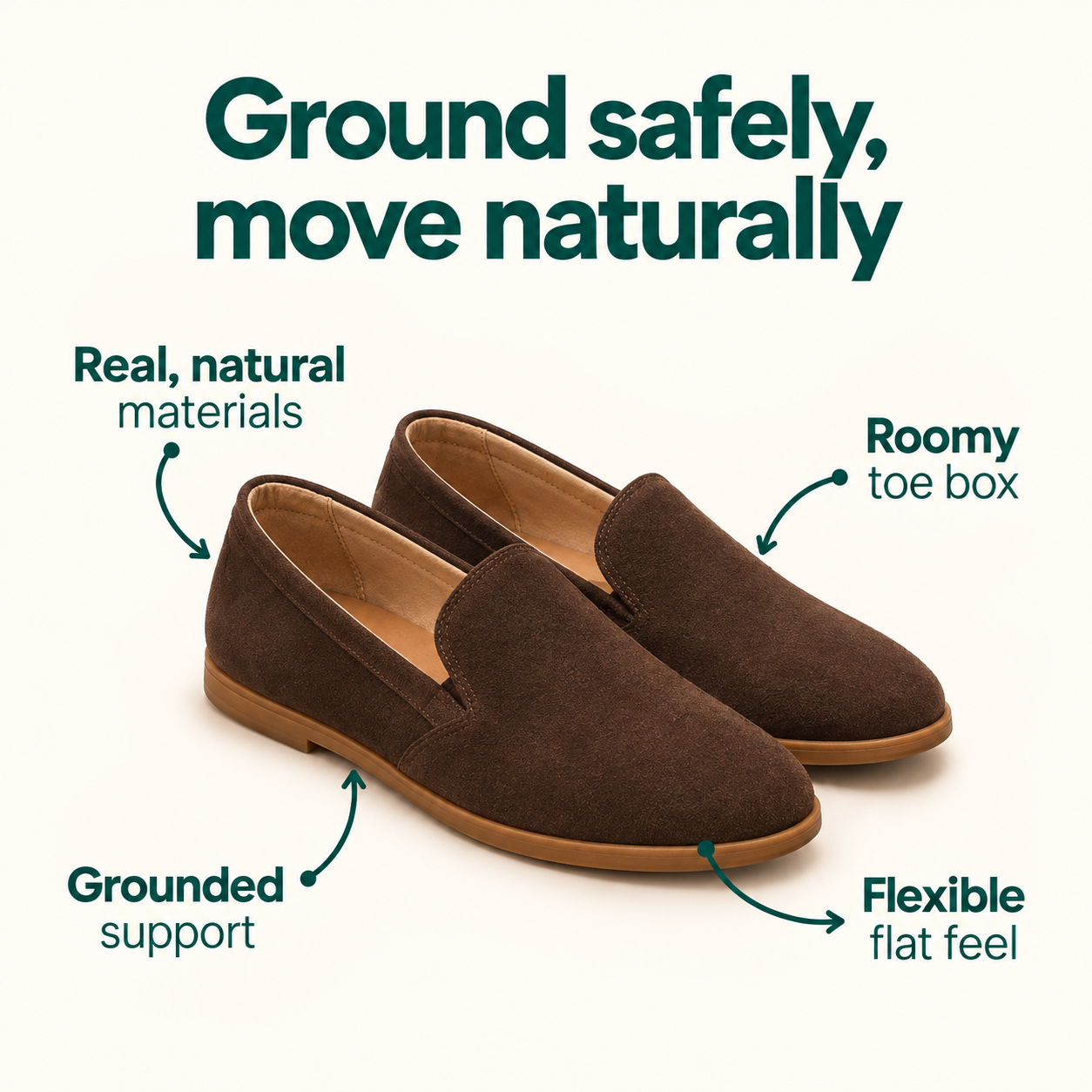 Earthing Penny Loafer for Women