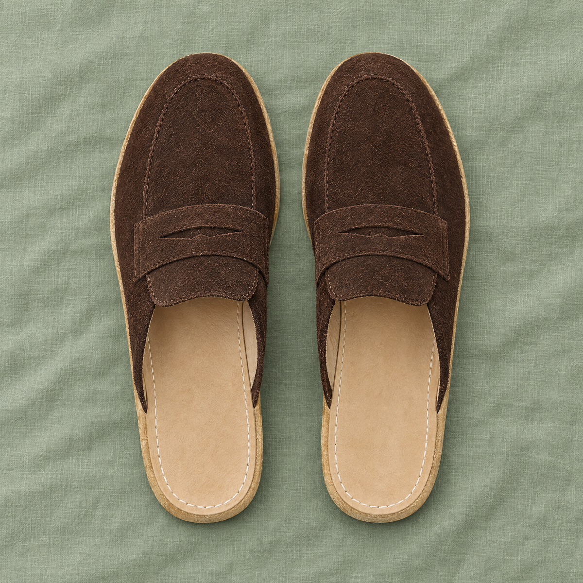 Flint pair from above showing the wide toe box