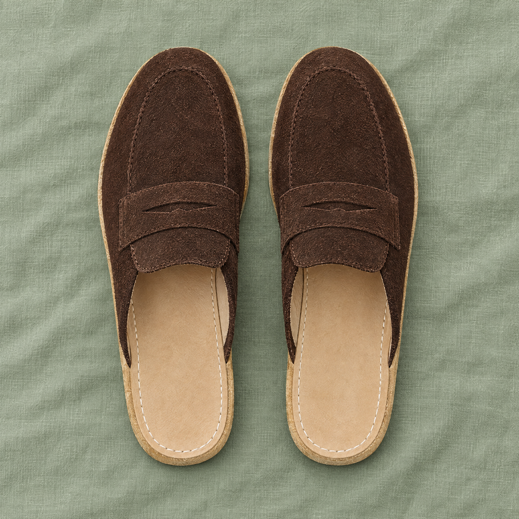 Flint pair from above showing the wide toe box