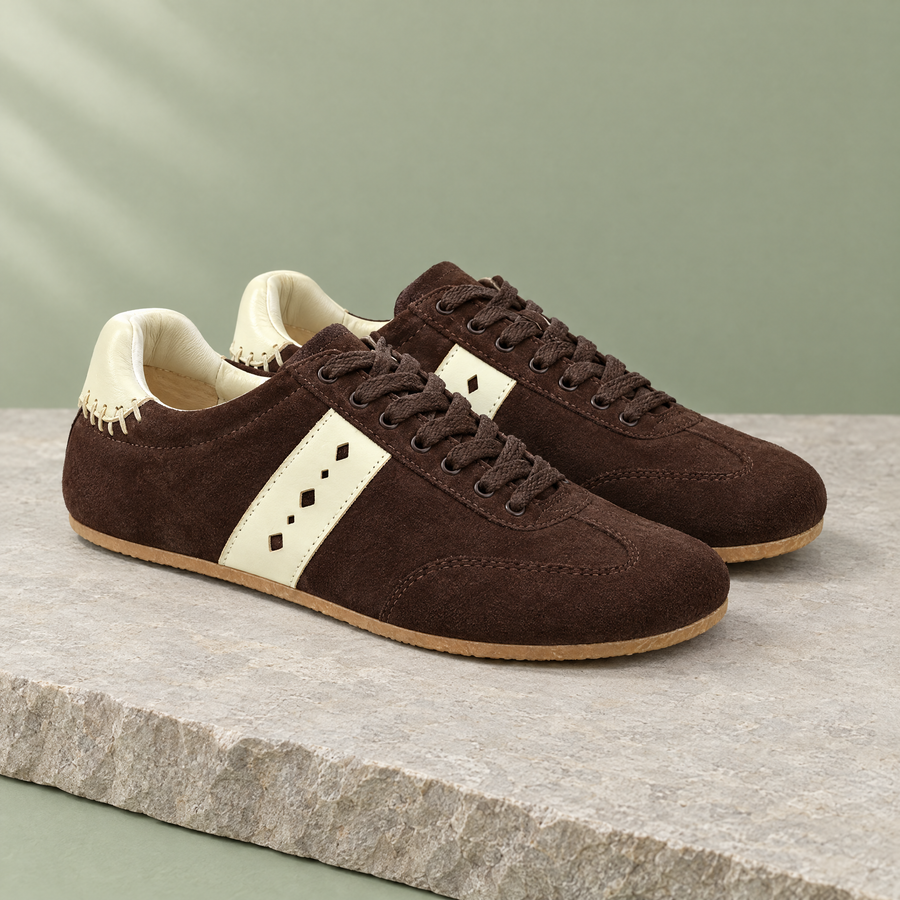 Cedar Grounding Retro Sneaker — Men’s