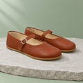 Clover grounding mary jane in Canyon Brown, three-quarter view