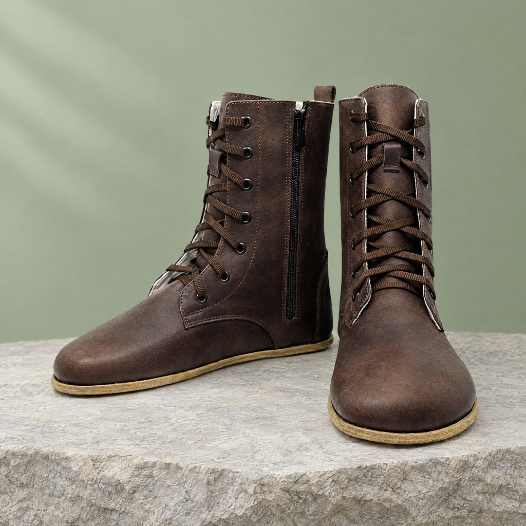 Timber grounding long boot in Brentwood Brown