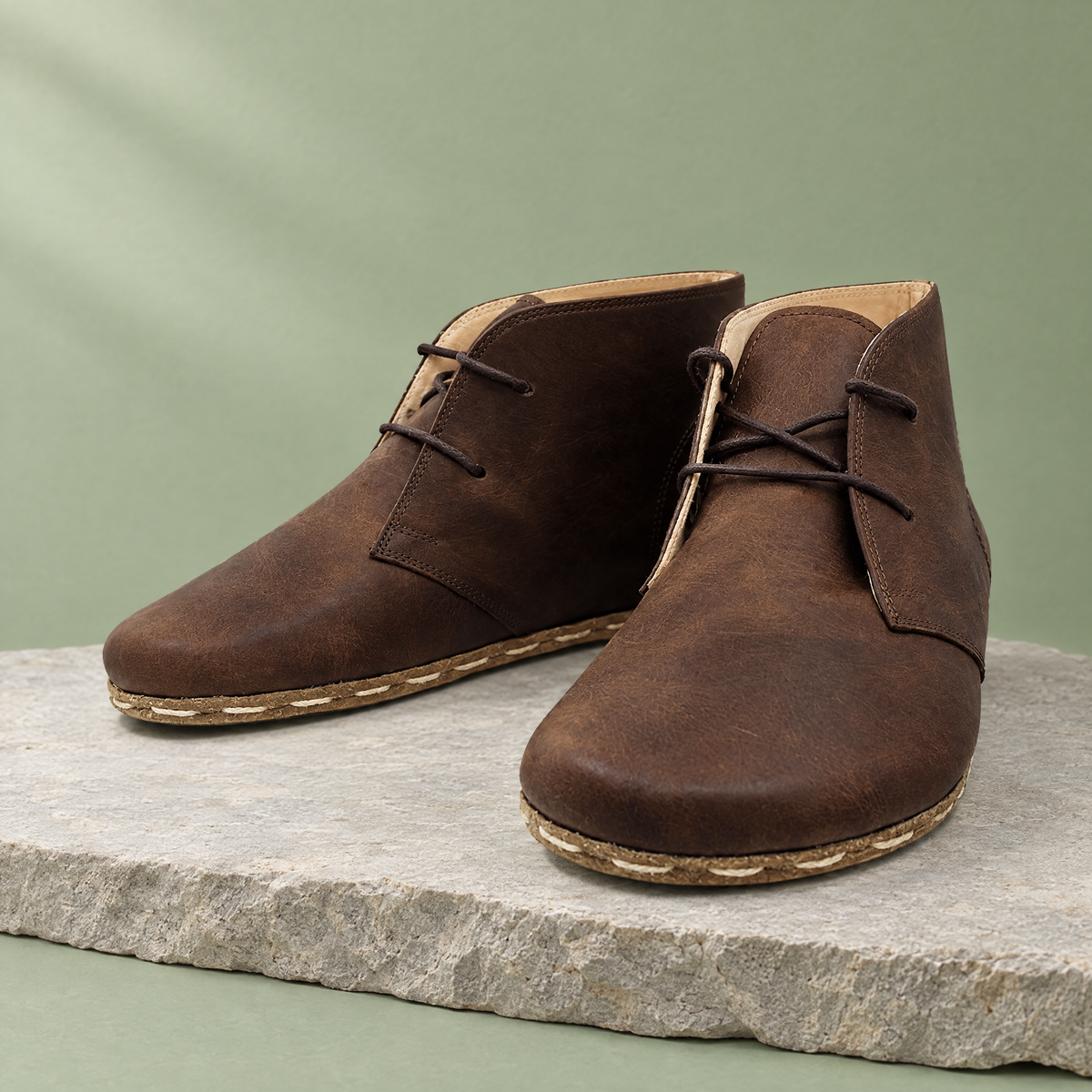 Basin grounding chukka boot in Brentwood Brown