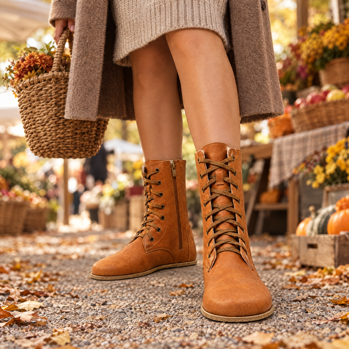 Timber grounding long boot styled for everyday wear