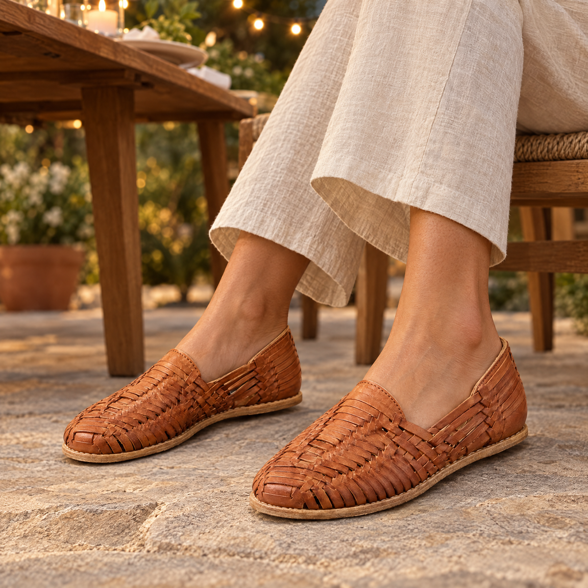 Mesa woven grounding huarache styled for everyday wear