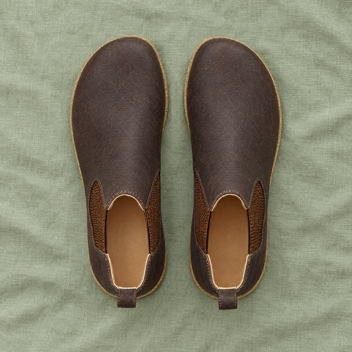 Alder pair from above showing the wide toe box