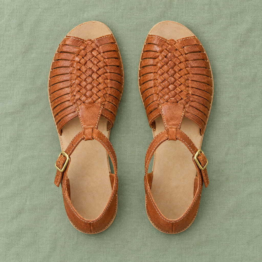 Agave pair from above showing the wide toe box