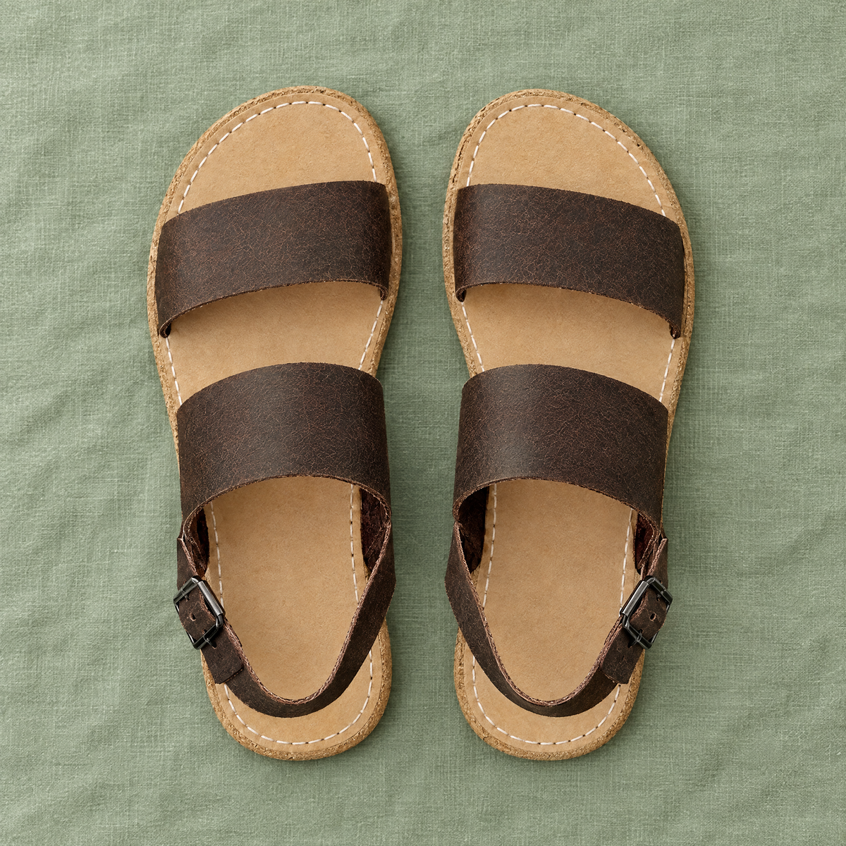 Brook pair from above showing the wide toe box